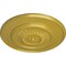 Ekena Millwork Floral Ceiling Medallion, Hand-Painted Rich Gold, 23 1/2"OD x 2 3/4"P CM23FLRGS - alternate 4